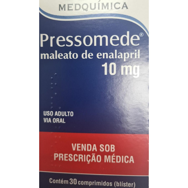 Pressomede - Maleato de Enalapril 10mg - 30 comprimidos